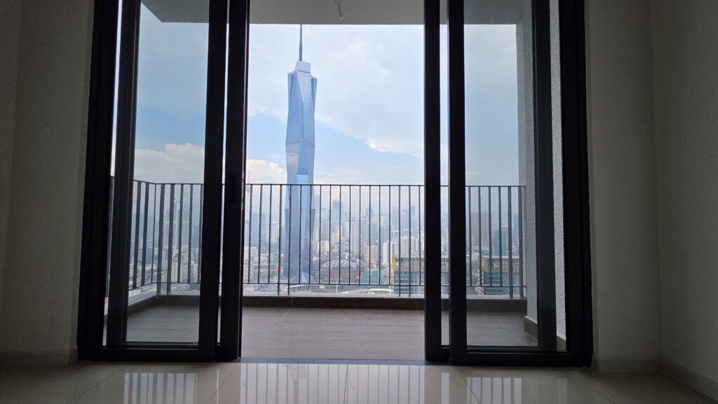 Merdeka 118 view from balcony - Sunway Belfield