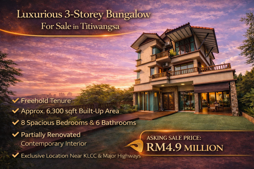 Luxury Bungalow in Titiwangsa Kuala Lumpur