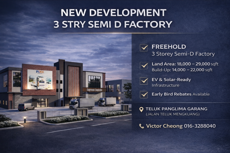 Teluk Panglima Garang Factory Brand New