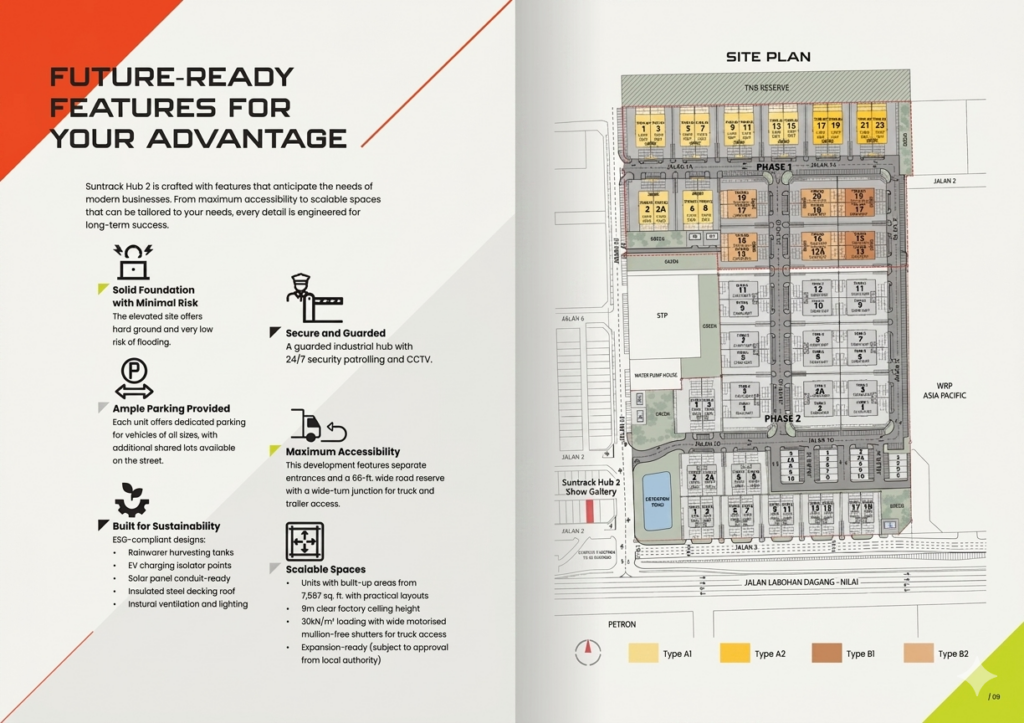 Semi D Factory SunTrack Hub 2 SAalak Tinggi Sepang